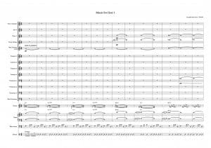 Music for Gezi 1 score sample